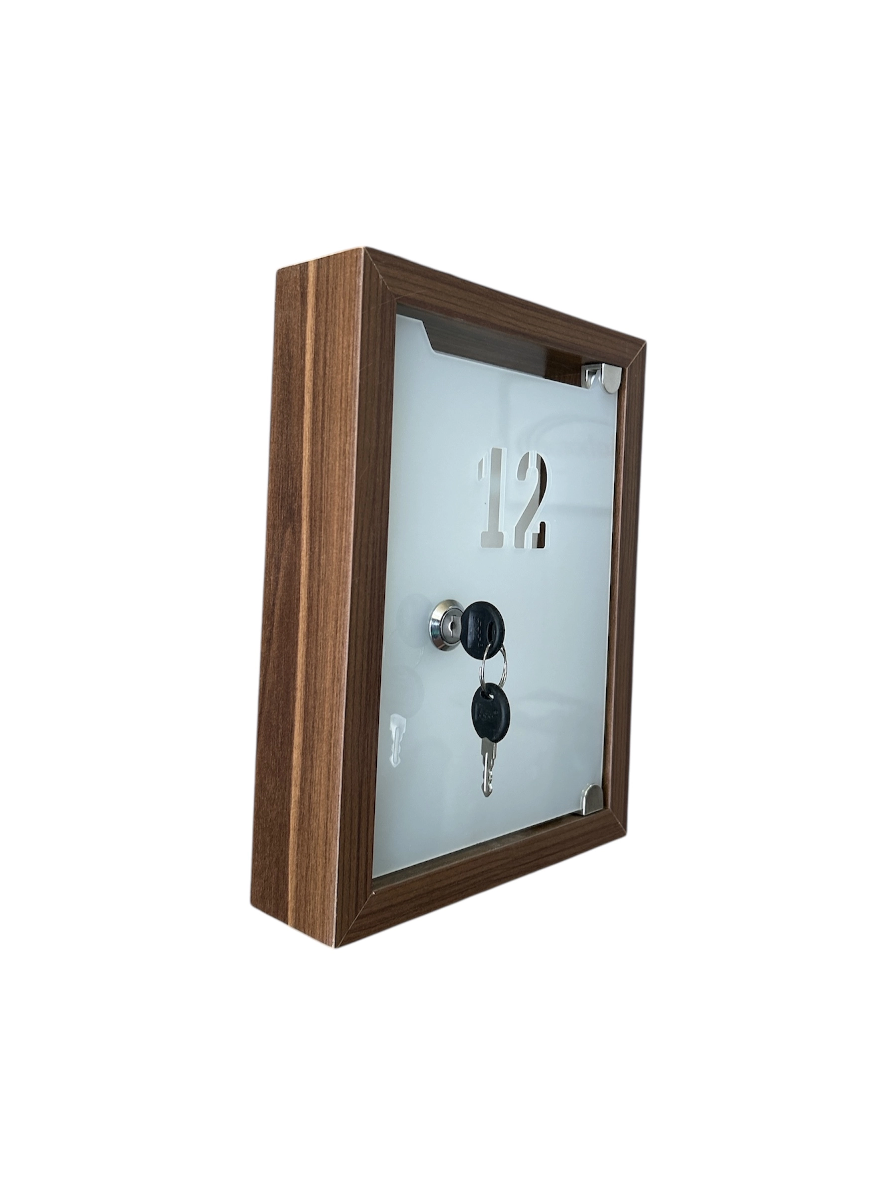 Posta Kutusu Plexi Kapak Ceviz Renk