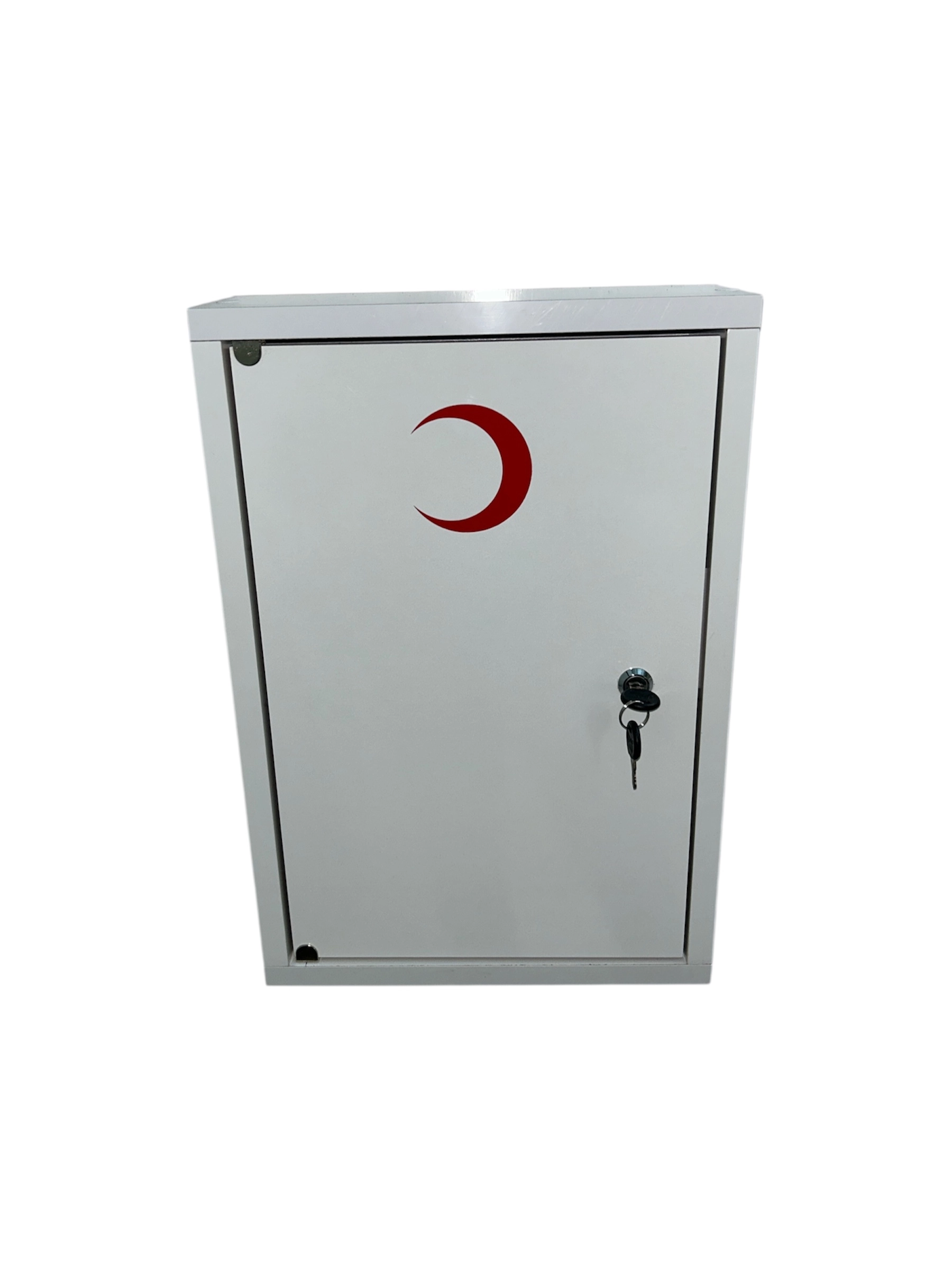 Ecza Dolabı Ahşap Kilitli Kapak İlk Yardım Dolabı