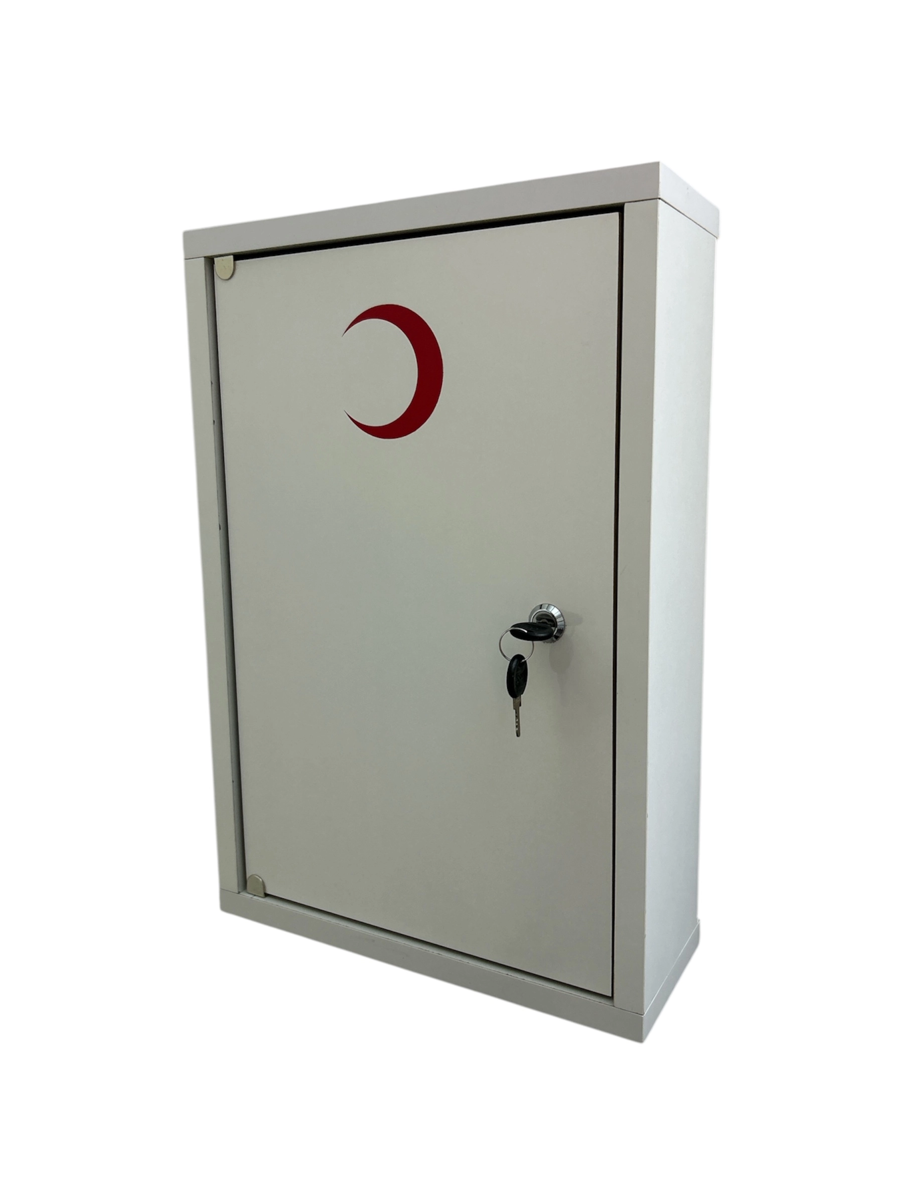 Ecza Dolabı Ahşap Kilitli Kapak İlk Yardım Dolabı