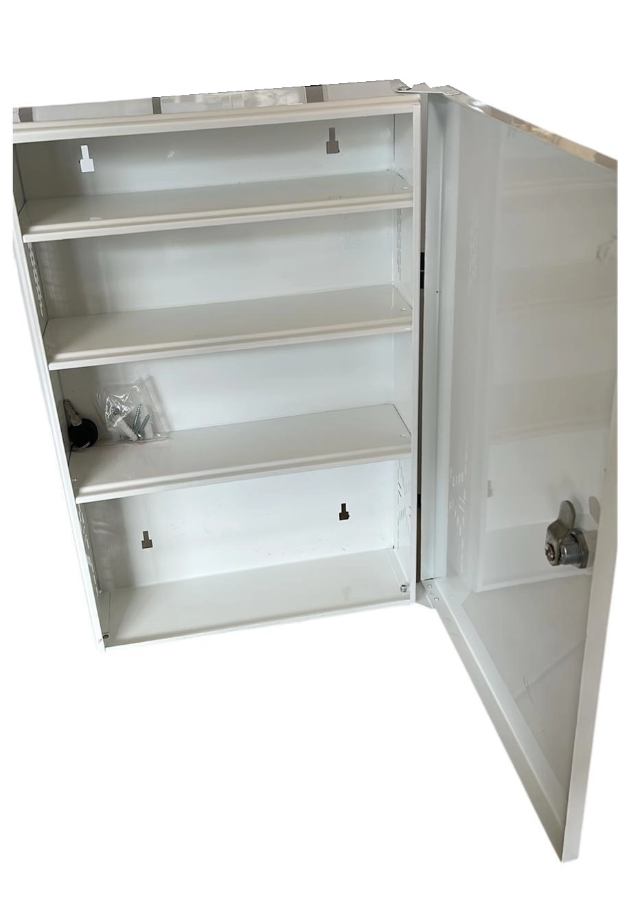 Ecza Dolabı Metal Kilitli Kapak İlk Yardım Dolabı