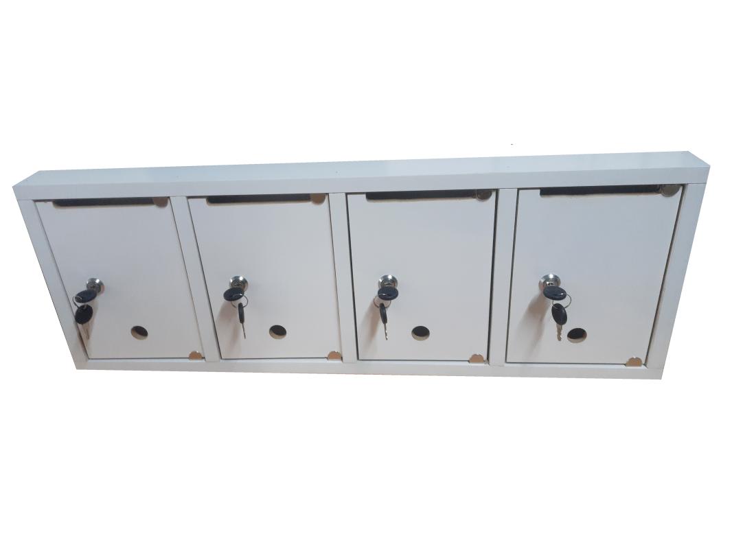 Çoklu Posta Kutusu 4 Kapaklı