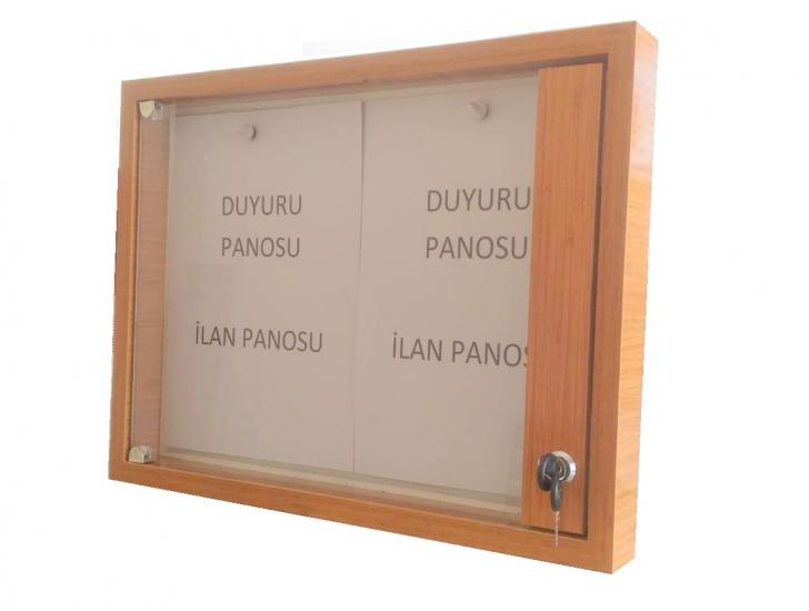 Ahşap İlan Panosu Bambu Renk